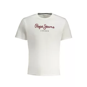 PEPE JEANS FÉRFI RÖVID UJJÚ PÓLÓ, FEHÉR