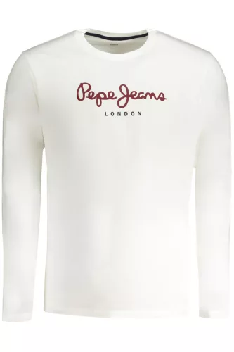 PEPE JEANS FÉRFI HOSSZÚ UJJÚ PÓLÓ FEHÉR