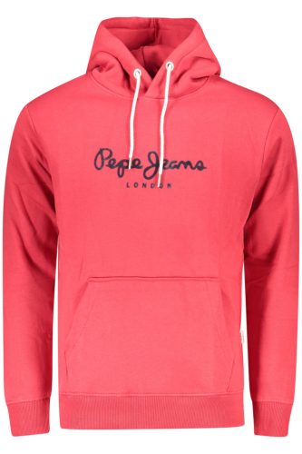 PEPE JEANS FÉRFI PIROS CIPZÁRAS PULÓVER