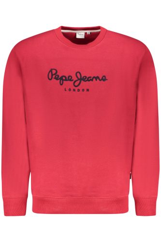 PEPE JEANS FÉRFI PIROS CIPZÁRAS PULÓVER