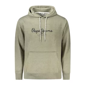 PEPE JEANS FÉRFI CIPZÁRAS PULÓVER, ZÖLD