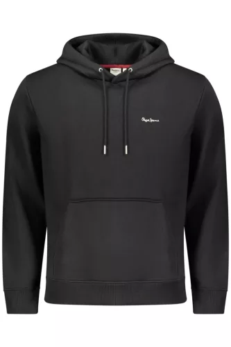 PEPE JEANS FÉRFI FEKETE CIPZÁROS PULÓVER