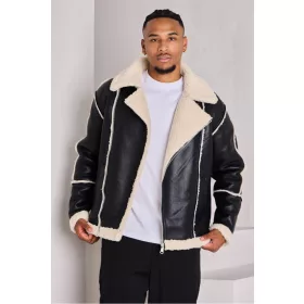 DIVATOS FÉRFI MŰBŐR KABÁT