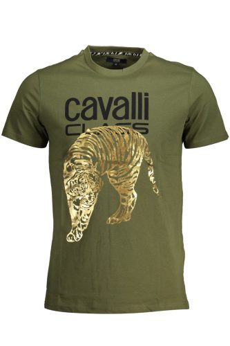 CAVALLI OSZTÁLYÚ PÓLÓ RÖVID UJJÚ FÉRFI ZÖLD