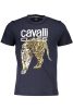 CAVALLI CLASS RÖVID UJJÚ FÉRFI PÓLÓ KÉK