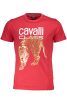 CAVALLI CLASS RÖVID UJJÚ FÉRFI PÓLÓ PIROS