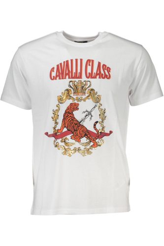 CAVALLI OSZTÁLYÚ PÓLÓ RÖVID UJJÚ FÉRFI FÉR