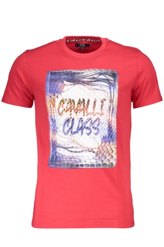 CAVALLI CLASS RÖVID UJJÚ FÉRFI PÓLÓ PIROS