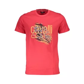 CAVALLI CLASS RÖVID UJJÚ FÉRFI PÓLÓ PIROS