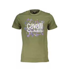 CAVALLI CLASS RÖVID UJJÚ FÉRFI PÓLÓ ZÖLD