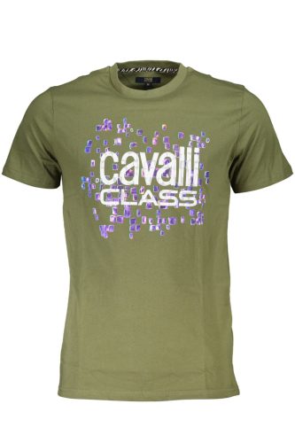 CAVALLI CLASS RÖVID UJJÚ FÉRFI PÓLÓ ZÖLD