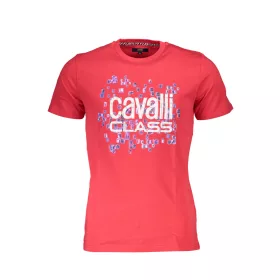 CAVALLI CLASS RÖVID UJJÚ FÉRFI PÓLÓ PIROS