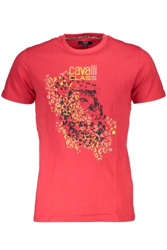 CAVALLI CLASS RÖVID UJJÚ FÉRFI PÓLÓ PIROS