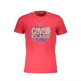 CAVALLI CLASS RÖVID UJJÚ FÉRFI PÓLÓ PIROS