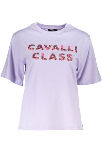 CAVALLI OSZTÁLYÚ LILA NŐI RÖVID UJJÚ PÓLÓ