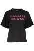 CAVALLI CLASS RÖVID UJJÚ NŐI FEKETE PÓLÓ