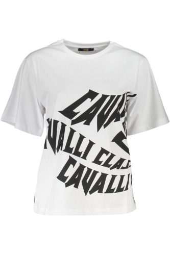 CAVALLI OSZTÁLYÚ PÓLÓ RÖVID UJJÚ NŐI FEHÉR