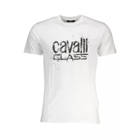 CAVALLI OSZTÁLY FÉRFI RÖVID UJJÚ PÓLÓ, FEHÉR