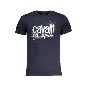 CAVALLI OSZTÁLY FÉRFI RÖVID UJJÚ PÓLÓ, KÉK