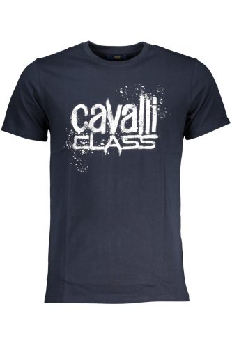CAVALLI OSZTÁLY FÉRFI RÖVID UJJÚ PÓLÓ, KÉK
