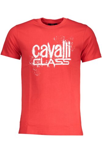 CAVALLI OSZTÁLY FÉRFI RÖVID UJJÚ PÓLÓ, PIROS