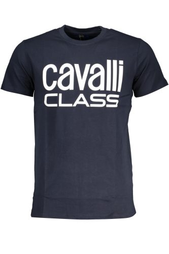 CAVALLI OSZTÁLY FÉRFI RÖVID UJJÚ PÓLÓ, KÉK