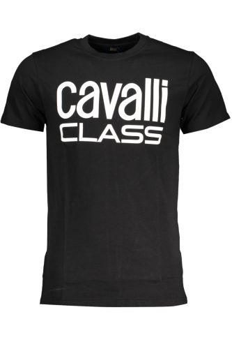 CAVALLI OSZTÁLY FÉRFI RÖVID UJJÚ PÓLÓ FEKETE