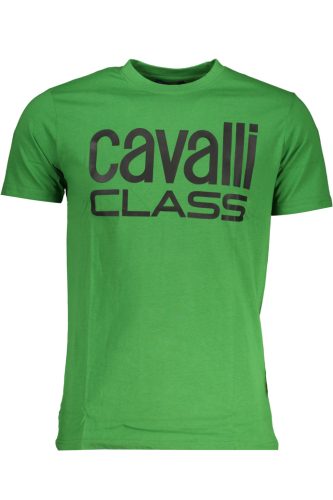 CAVALLI OSZTÁLYÚ ZÖLD FÉRFI RÖVID UJJÚ PÓLÓ