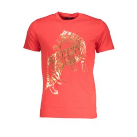 CAVALLI OSZTÁLY FÉRFI RÖVID UJJÚ PÓLÓ, PIROS