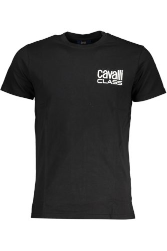 CAVALLI OSZTÁLY FÉRFI RÖVID UJJÚ PÓLÓ FEKETE