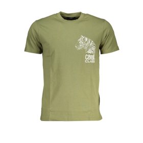 CAVALLI OSZTÁLYÚ ZÖLD FÉRFI RÖVID UJJÚ PÓLÓ