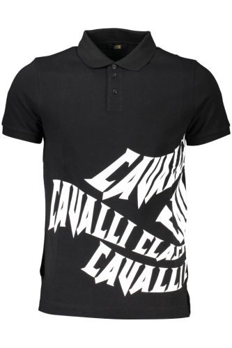 CAVALLI OSZTÁLYÚ POLO RÖVID UJJÚ FÉRFI FEKETE