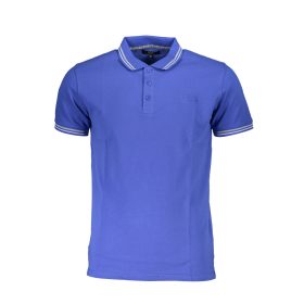 CAVALLI CLASS RÖVID UJJÚ FÉRFI PÓLÓ, KÉK