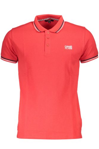 CAVALLI OSZTÁLYÚ POLO RÖVID UJJÚ FÉRFI PIROS