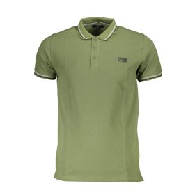 CAVALLI CLASS RÖVID UJJÚ FÉRFI PÓLÓ ZÖLD