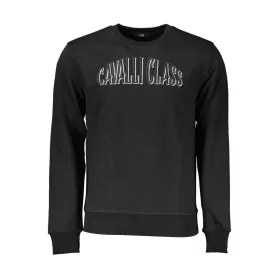CAVALLI OSZTÁLYÚ PULÓPÓL CIPZZÁR NÉLKÜL FEKETE FÉRFI
