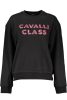 CAVALLI OSZTÁLYÚ FEKETE PÓLÓ ZIP NÉLKÜL