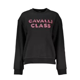 CAVALLI OSZTÁLYÚ FEKETE PÓLÓ ZIP NÉLKÜL