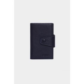 REWINA-9006.02 SÖTÉTKÉK BŐR KÁRTYATARTÓ