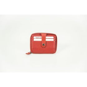 REWINA-9025.07 PIROS BŐR KÁRTYATARTÓ