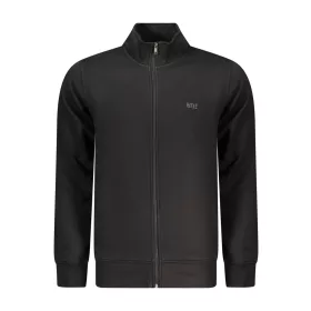 RIFLE FÉRFI FEKETE CIPZÁROS PULÓVER