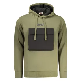 RIFLE FÉRFI CIPZÁRAS PULÓVER ZÖLD