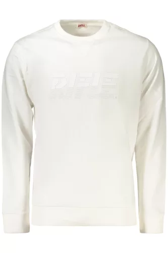 RIFLE FÉRFI CIPZÁROS PULÓVER FEHÉR