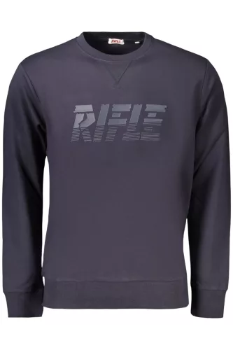 RIFLE FÉRFI CIPZÁRAS PULÓVER, KÉK