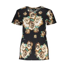 CAVALLI OSZTÁLYÚ NŐI RÖVID UJJÚ PÓLÓ FEKETE