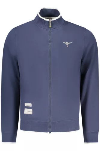 KATONAI AKADÉMIA FÉRFI KÉK CIPZÁROS PULÓVER