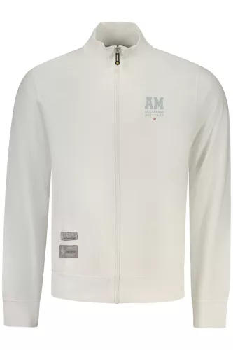 KATONAI AKADÉMIA FÉRFI FEHÉR CIPZÁRAS PULÓVER