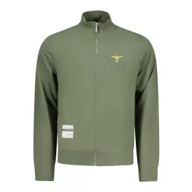 KATONAI AKADÉMIA ZÖLD CIPZÁRAS FÉRFI PULÓVER