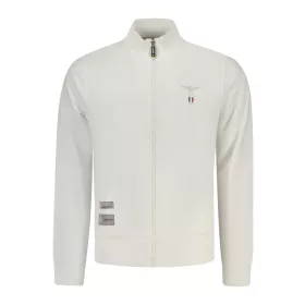 KATONAI AKADÉMIA FÉRFI FEHÉR CIPZÁRAS PULÓVER