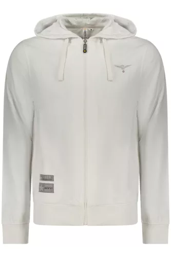 KATONAI AKADÉMIA FÉRFI FEHÉR CIPZÁRAS PULÓVER